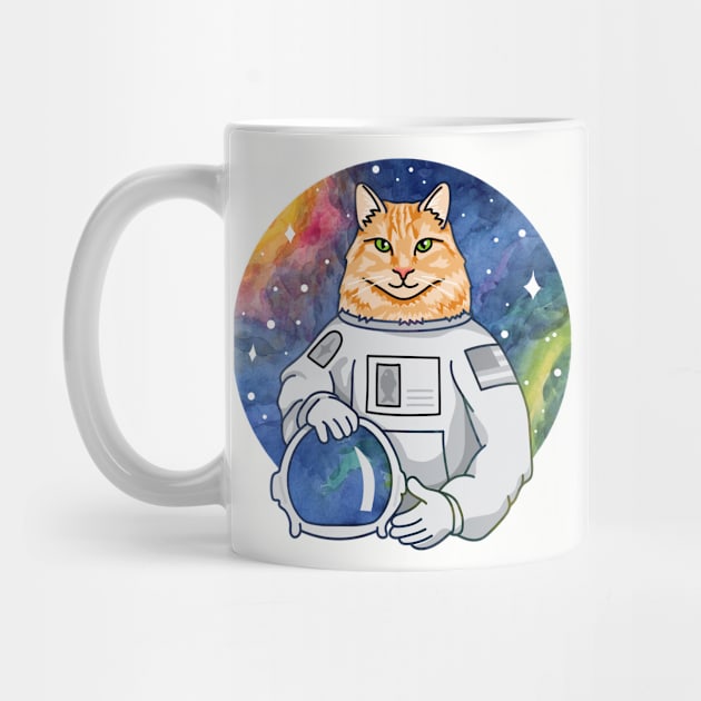 Catstronaut Cat Astronaut by TeeMagnet